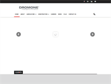 Tablet Screenshot of dromone.com
